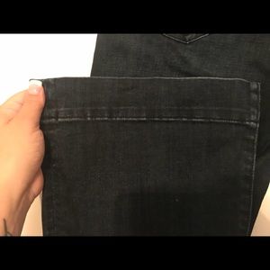 Dark trouser jeans